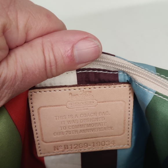 RETRO COACH Willis 70th Anniversary Limited Edition Crossbody BagRetro - Picture 15 of 16